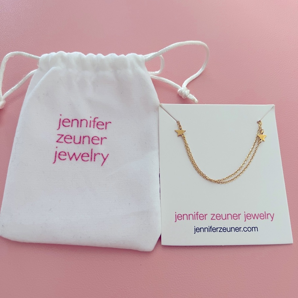 Jennifer Zeuner Double Star Necklace